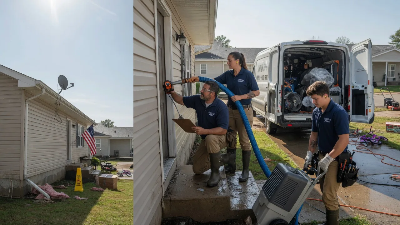 Ceiling Water Damage Restoration in Moosup, CT near me